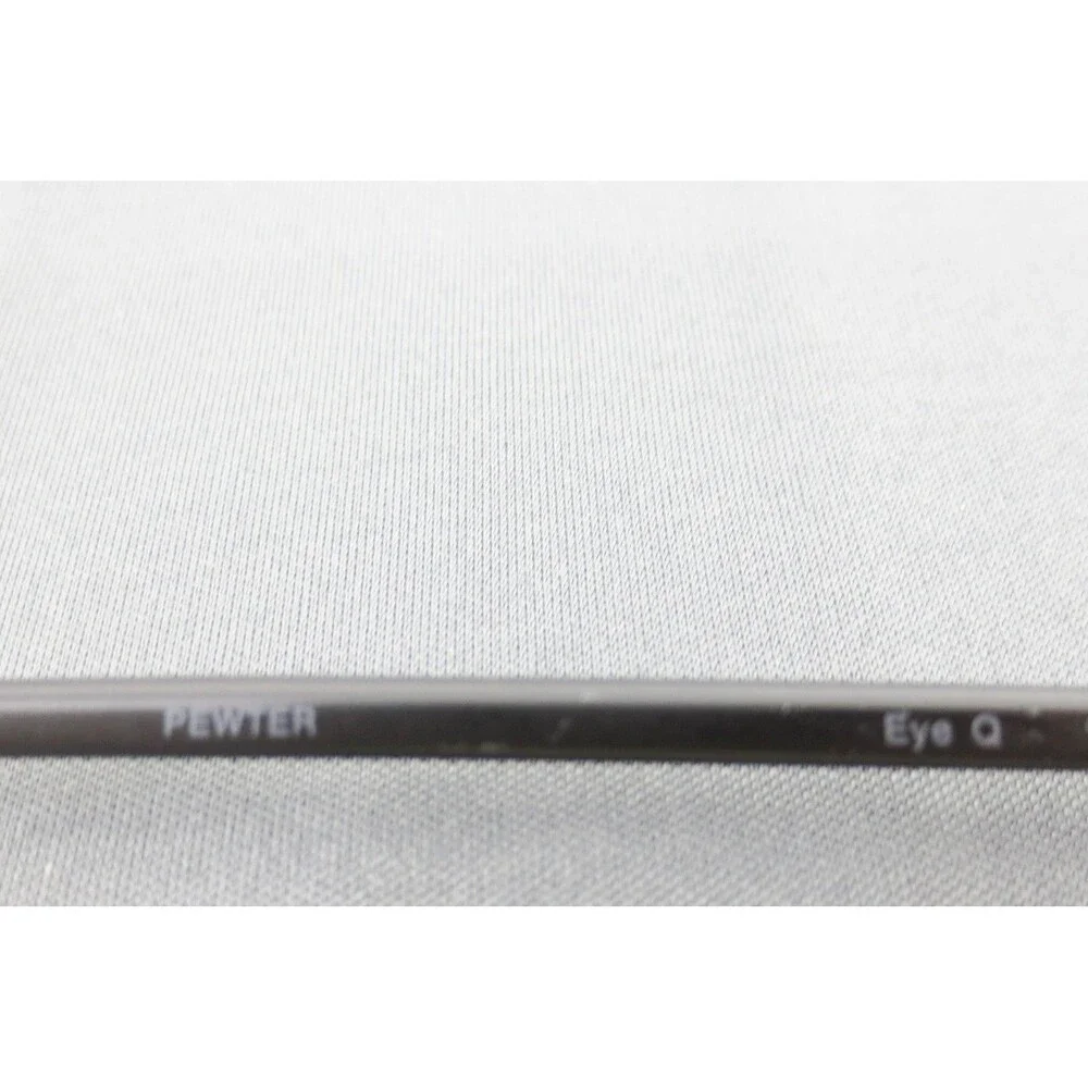 Eye Q SW305 Pewter Oval Metal Eyeglasses Frames 50-18-135 Silver Black